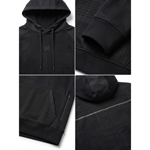 HUNT GEAR Sweat à capuche pour homme 400 GSM en Spandex/Polyester, streetwear technique, écologique, étiquette personnalisée OEM, vêtements d'extérieur - Product Image 4