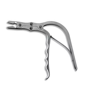 Custom Made Manual Steel Beyer Bone Rongeurs Cutting Forceps Curved Design Heavy Duty Single Instrument Set by <b>Blush</b> surgical - Product Image 2