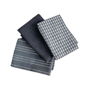 Vente en gros personnalisée Noël cuisine Washrag Buffalo Check Plaid brodé Golf 100% coton sur demande torchon de Noël cadeaux - Product Image 3