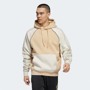 Nouveau style – Sweat à capuche unisexe oversize d'hiver à manches longues et épaules tombantes, en tissu épais, avec empiècements de couleur pour homme - Product Image 2