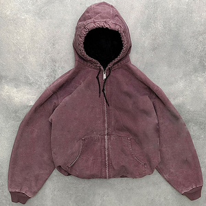 Sudadera con Capucha Unisex Vintage, Corte Regular, Color Sólido, Bolsillo Frontal, Casual, Resistente al Viento, 400g, para Otoño, 100% Algodón, Material de Felpa - Product Image 4