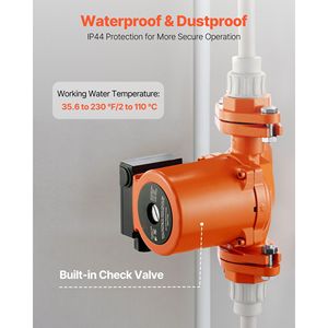 Pompa di Ricircolo Acqua Calda BF4 J in Ghisa, 33 GPM, AC 120V, 33 ft, con Connessione Flangiata da 1 1/4, Modello 0011 - Product Image 6
