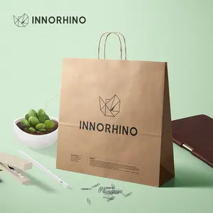 Square Bottom Kraft Paper Mailing Bag INNORHINO