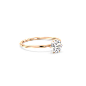 REYES Factory Direct Sale Round Brilliant Cut 0.93CT Moissanite <b>Ring</b> in <b>925</b> Sterling <b>Silver</b> GRA Certified Customized Jewelry - Product Image 3