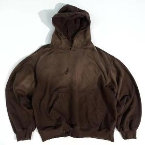 Sudaderas con capucha de estilo acid wash a la moda, corte holgado, material ligero, perfectas para un estilo urbano, atuendos informales y uso diario. - Product Image 1