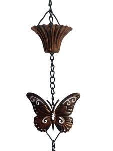 Cadena de lluvia metálica de excelente mano de obra que funciona de maravilla en entornos modernos y tradicionales. - Product Image 4