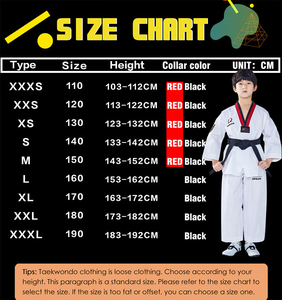 Uniforme de Artes Marciales Personalizado OEM, Karate Gi y Taekwondo Dobok, Ligero, de Poliéster, con Diseño de Cuello Negro y Cinturón - Product Image 6