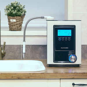 Ioniseur d'eau alcaline AMS 2100S, filtration de l'eau, eau propre, soif apaisée, compact, moderne, commodité pour la consommation, équilibre du pH - Product Image 2