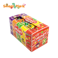 Fruitsmaak Hartvormige Harde Lolly Snoep Kids Halal Snoep