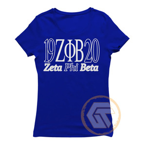 T-shirt en coton personnalisé Zeta Phi Beta – Vêtements de sororité de qualité supérieure pour femmes, respirant et adapté à toutes les saisons - Product Image 4