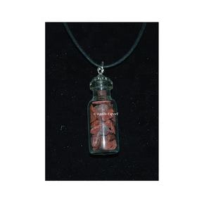 Cristal Quartz Chips Bouteille Pendentif Style Feng Shui Agate Sculptée Pierre Précieuse Gravée À La Main À Des Fins Décoratives - Product Image 4