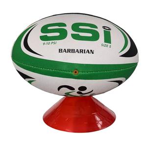 Pelota de rugby Premium de tamaño bárbaro 3 5, pelota de entrenamiento de partido de agarre fuerte con construcción de larga duración para clubes deportivos y escuelas - Product Image 1
