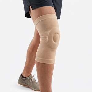 Genouillères de protection professionnelles OEM ODM, coussin épaissi, respirantes, antidérapantes, en nylon tricoté, pour basketball et pole dance - Product Image 3