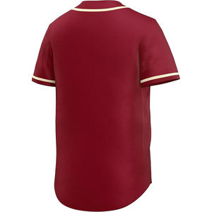Maillots de baseball personnalisés en mélange de polyester premium avec manches raglan et tissu respirant pour une performance optimale le jour du match - Product Image 3