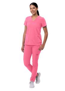 Vêtements d'hôpital pour femmes, sur mesure, extensibles et respirants, ensembles de blouses médicales 2 pièces - Product Image 2
