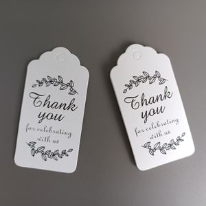Étiquette cadeau personnalisée OEM 2026, nouvelle arrivée, avec motif floral, finition mate, en papier, pour cadeaux de mariage et de célébration - Product Image 2
