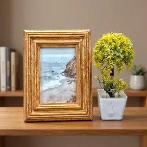 Wooden Photo <b>Frame</b> Rustic Natural Wood Picture <b>Frame</b> for <b>Wall</b> Décor Family Kids Memories Home Bedroom Living Room Display - Product Image 5