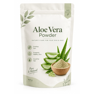 Poudre de gel d'aloe vera en gros, qualité supérieure, qualité cosmétique, prix compétitif, extrait de feuille d'aloe vera cultivé naturellement, approvisionnement en vrac, Inde - Product Image 1