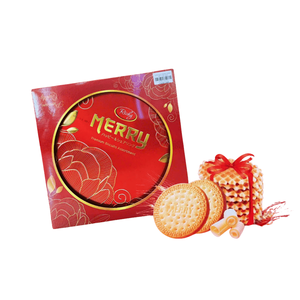 Gâteau Cadeau Premium Richy Majestic Merry au Design Japonais Rouge 334g, Confiserie Élégante, Prix Compétitif, Vente en Gros - Product Image 2
