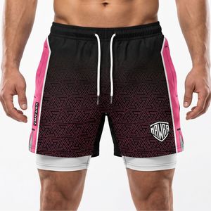 Shorts de boxe MMA personnalisés pour hommes, shorts d'entraînement athlétiques 2 en 1, respirants, à séchage rapide, avec compression interne - Product Image 1