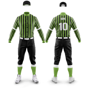 Vêtements de sport, uniforme de baseball personnalisé, vêtements d'équipe, uniforme de baseball, nouvelle arrivée, uniforme de baseball pour adultes, toutes saisons - Product Image 1