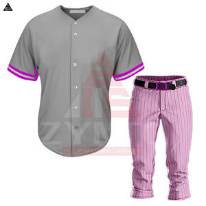 Uniforme de baseball personnalisé, dernier design, bonne qualité de matériaux, tissu respirant et tissu de haute qualité. - Product Image 2