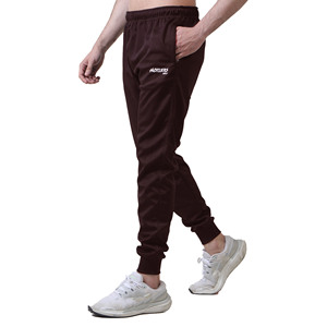 Survêtement décontracté en forme de V marron élégant survêtement de gymnastique personnalisé pour hommes survêtement de qualité supérieure vente chaude ensemble de vêtements de sport pour hommes vêtements de fitness - Product Image 4