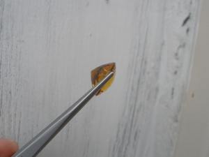 พลอยซิทรินสีทองทรงกลมขนาด 12 มม. แบบเหลี่ยมเพชรพลอยธรรมชาติ สำหรับงานฝีมือ เครื่องประดับ และของขวัญ - Product Image 2