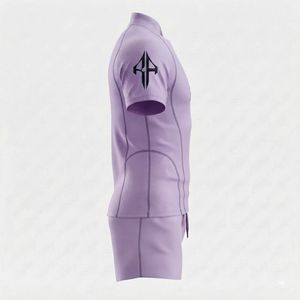 Conjunto de Camiseta de Rugby para Hombre, Manga Corta, Corte Regular, Color Sólido, 100% Poliéster, Impresión por Sublimación de RIVIAN ATLANTIC - Product Image 4