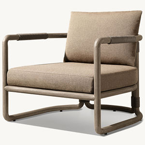 Sofá de teca para exteriores de hotel, conjunto de muebles de exterior para resort, sofás de jardín, sofá moderno para villa, muebles de patio para exteriores - Product Image 4