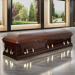 Vietnam DSP Fábrica de alta calidad CKT2007 Estilo norteamericano Ataúd de madera Serenidad Funeral Ataúdes Urnas Directo al por mayor - Product Image 3