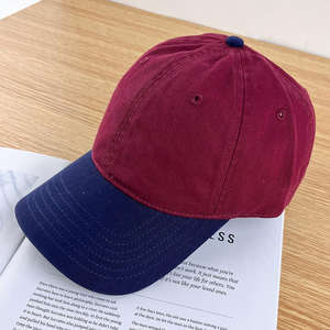 Casquette de baseball rose et blanche de haute qualité, nouvelle collection, vente en gros, logo brodé personnalisé, casquette de papa bicolore à 6 panneaux - Product Image 2