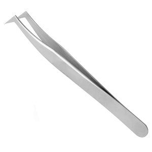 Pinzas de Precisión para Pestañas de Acero Inoxidable de Alta Calidad con Logotipo Personalizado, Agarre Fino y Punta Suave - Product Image 3