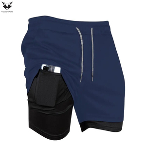 <b>Men</b> Sports Gym <b>Shorts</b> Breathable Mesh Quick Dry Athletic <b>Shorts</b> With Zip Pockets Custom Logo Casual Running Sweat <b>Shorts</b> - Product Image 3