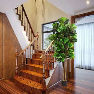 Piante verdi artificiali e vasi da fiori decorativi per interni ed esterni 6ft e per la casa di alberi artificiali per interni/esterni - Product Image 4