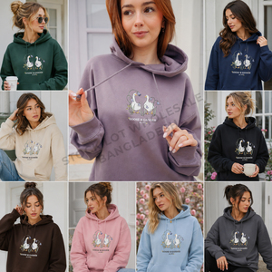 Sudadera con Capucha para Mujer, Mezcla de Algodón, Color Sólido, Estampado de Letras en la Parte Delantera, Transpirable, Informal, Sudadera con Capucha para Invierno, Lote de Sudaderas con Capucha - Product Image 4