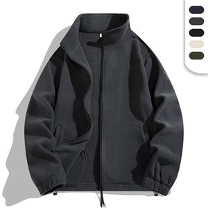 Chaquetas de Forro Polar Unisex con Logotipo Personalizado, Chaquetas Softshell para Uso Diario con Cremallera, Chaquetas Sherpa con Logotipo Bordado - Product Image 1