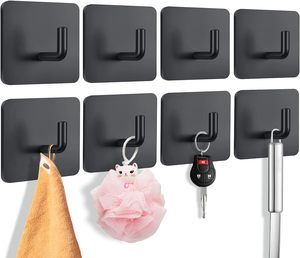 Self Adhesive Wall Hooks Heavy Duty <b>Waterproof</b> Stainless Steel Utility Hooks Kitchen Bathroom Bedroom Home Organization <b>Set</b> of 4 - Product Image 4