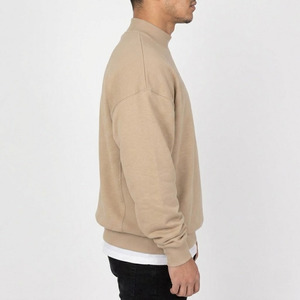 Custom Logo Heavyweight Blank Crewneck Sweatshirt Fleece Boxy Fit Oversized Streetwear Vintage Washed <b>Pullover</b> <b>Men</b> Clothing - Product Image 1