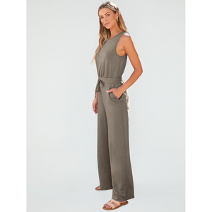 Monos Casuales sin Mangas para Mujer 2026, Conjuntos Elegantes de Verano con Pantalones de Pierna Ancha, Ropa de Moda - Product Image 3
