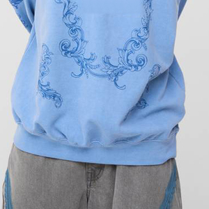 OEM Screen Printed <b>Custom</b> Men's Sweatshirt Personalized Long Sleeve Streetwear Casual Wear <b>Custom</b> Design Apparel Top Clothing - Product Image 3