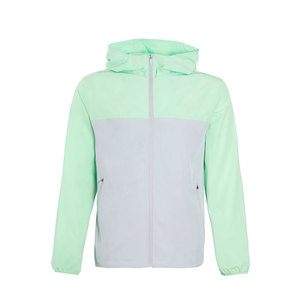 Ensemble de survêtement personnalisable deux pièces en satin et nylon, coupe-vent décontracté, streetwear, hiver, extérieur - Product Image 4