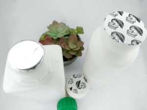 Revestimientos de sellado de microventilación transpirables a prueba de fugas, tapas de tapa de botella resistentes a productos químicos, revestimientos de sellado de microventilación, cierre transpirable - Product Image 5