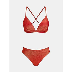 Cubrebikinis de punto transpirable con tejido brillante sin mangas para mujer, ideal para el verano y la playa. - Product Image 6