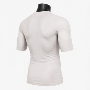 <b>Mens</b> Adults Performance Compression Jersey Shirt Short Sleeve Eco-Friendly Breathable Quick Dry Sports <b>Base</b> <b>Layer</b> Rash Guard Gym - Product Image 5