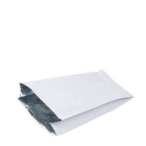 Sac d'emballage pour riz biologique en papier kraft blanc laminé PE avec soufflet, disponible en gros - Product Image 1