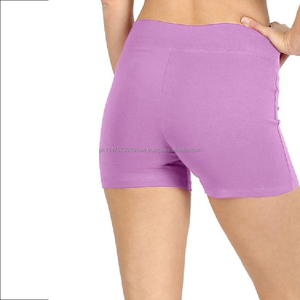 2022 violet taille haute femmes Shorts de sport Europe et Amérique vente chaude en gros filles Fitness vêtements - Product Image 1