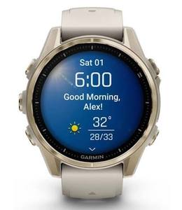 Montre connectée GPS 43 mm Gris brumeux Grès foncé Or doux AMOLED Saphir 8 Écran tactile Suivi d'activité - Product Image 4