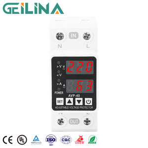 Автоматический стабилизатор напряжения с регулировкой, защита от перенапряжения и пониженного напряжения, 2P, 110В-<span class=keywords><strong>220</strong></span>В, с ЖК-дисплеем, ток 110В <span class=keywords><strong>220</strong></span>В - Product Image 3