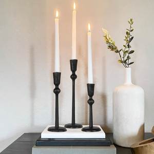 Handmade Iron Candle Holder Contemporary Decorative Accent For Bedroom Living Area And Festive Candle Arrangement Collection - Product Image 6